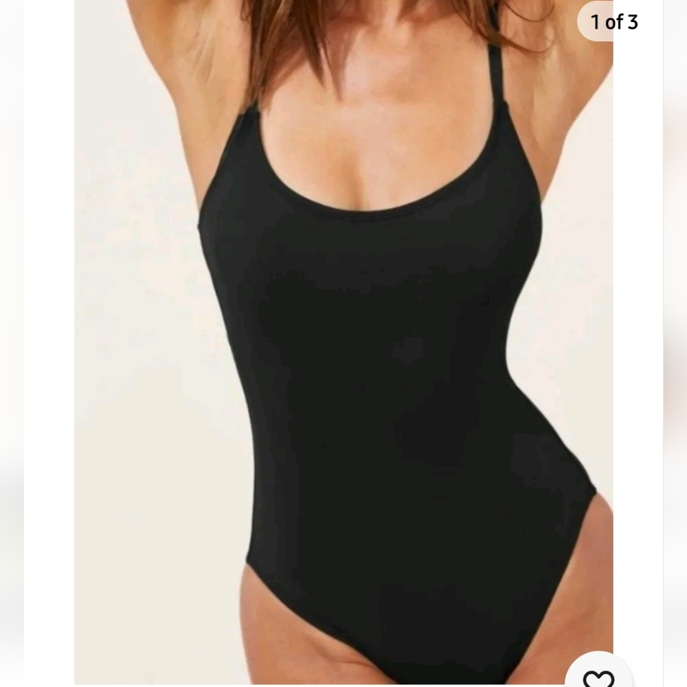 Andie Swim Amalfi - Ribbed (Black) XS